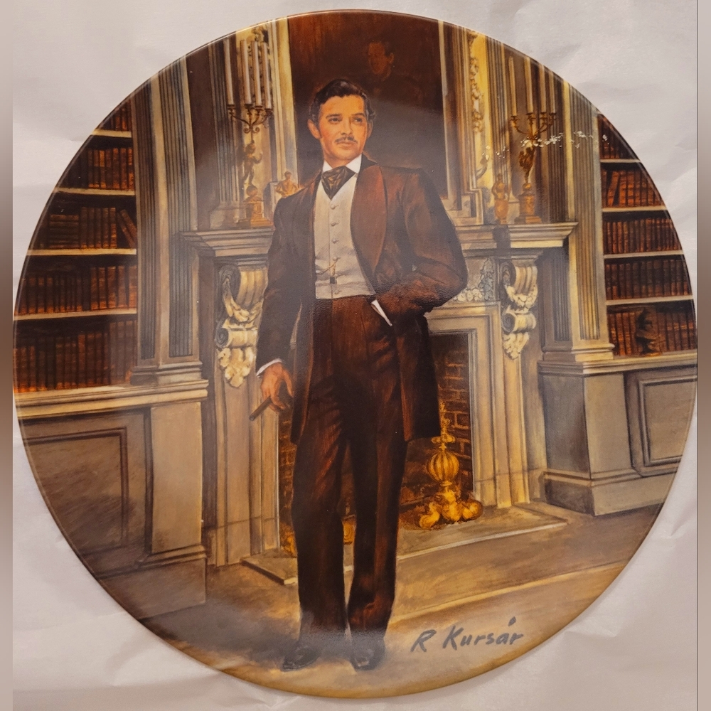 Knowles - Gone With The Wind Plate Featuring Rhett Butler - Limited Edition